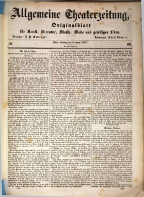 Allgemeine Theaterzeitung Dienstag 6. April 1847