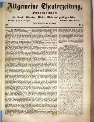 Allgemeine Theaterzeitung Montag 19. Juli 1847