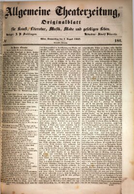 Allgemeine Theaterzeitung Donnerstag 5. August 1847