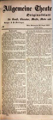 Allgemeine Theaterzeitung Montag 30. August 1847