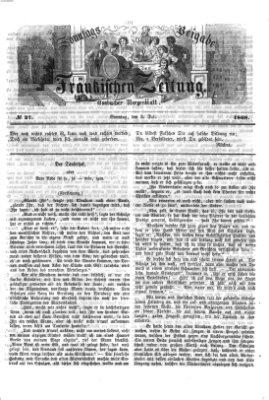 Fränkische Zeitung. Sonntags-Beigabe der Fränkischen Zeitung (Ansbacher Morgenblatt) (Ansbacher Morgenblatt) Sonntag 5. Juli 1868