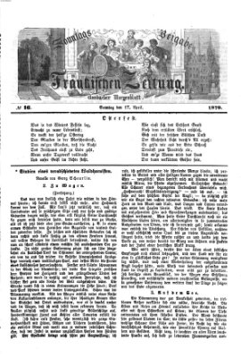 Fränkische Zeitung. Sonntags-Beigabe der Fränkischen Zeitung (Ansbacher Morgenblatt) (Ansbacher Morgenblatt) Sonntag 17. April 1870