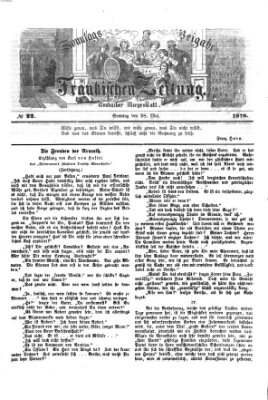 Fränkische Zeitung. Sonntags-Beigabe der Fränkischen Zeitung (Ansbacher Morgenblatt) (Ansbacher Morgenblatt) Samstag 28. Mai 1870