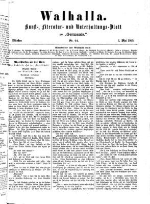 Walhalla (Der Bayerische Landbote) Samstag 1. Mai 1869