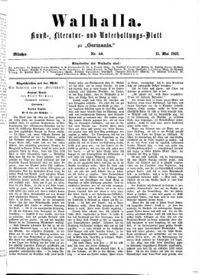 Walhalla (Der Bayerische Landbote) Samstag 15. Mai 1869