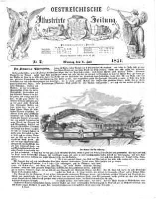 Österreichische illustrierte Zeitung Montag 7. Juli 1851