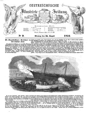 Österreichische illustrierte Zeitung Montag 25. August 1851