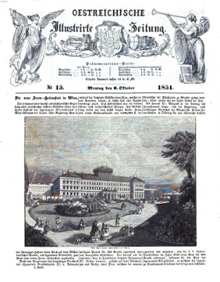 Österreichische illustrierte Zeitung Montag 6. Oktober 1851