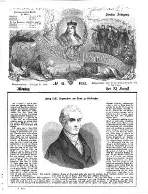 Österreichische illustrierte Zeitung Montag 23. August 1852