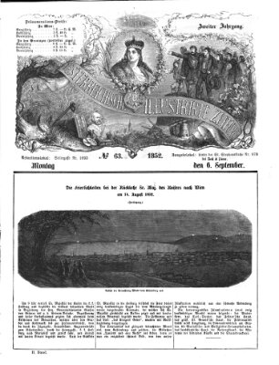 Österreichische illustrierte Zeitung Montag 6. September 1852