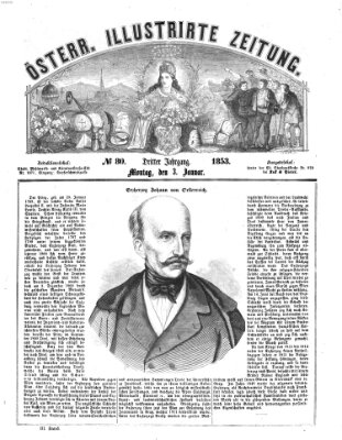 Österreichische illustrierte Zeitung Montag 3. Januar 1853