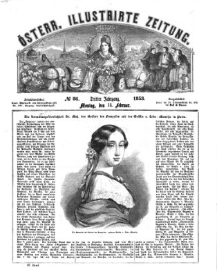 Österreichische illustrierte Zeitung Montag 14. Februar 1853