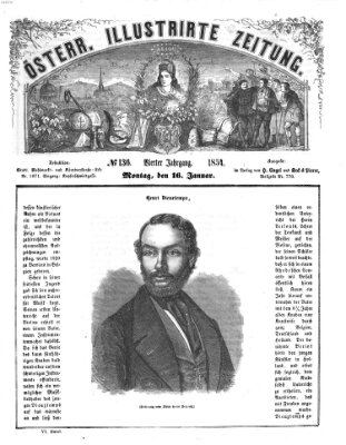 Österreichische illustrierte Zeitung Montag 16. Januar 1854