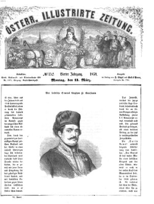 Österreichische illustrierte Zeitung Montag 13. März 1854