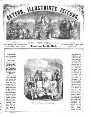 Österreichische illustrierte Zeitung Donnerstag 20. April 1854