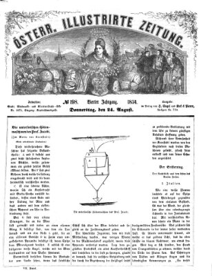 Österreichische illustrierte Zeitung Donnerstag 24. August 1854