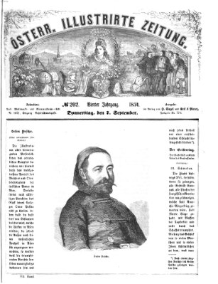 Österreichische illustrierte Zeitung Donnerstag 7. September 1854