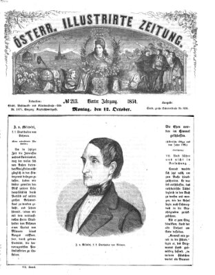 Österreichische illustrierte Zeitung Donnerstag 12. Oktober 1854