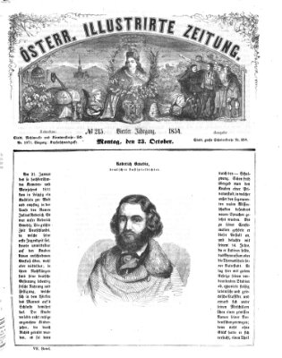 Österreichische illustrierte Zeitung Montag 23. Oktober 1854