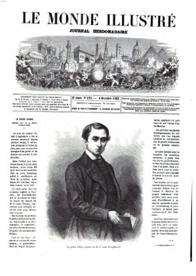 Le monde illustré Samstag 6. Dezember 1862