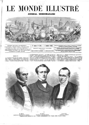 Le monde illustré Samstag 4. Juli 1863