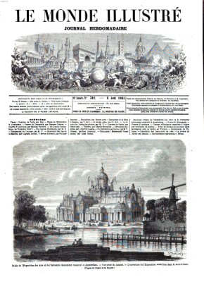 Le monde illustré Samstag 6. August 1864