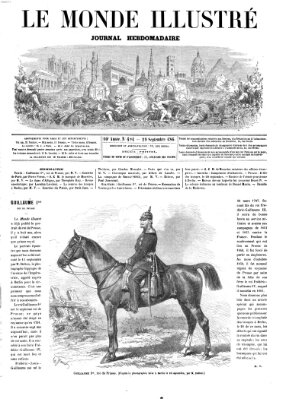 Le monde illustré Samstag 29. September 1866