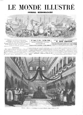 Le monde illustré Samstag 14. März 1868