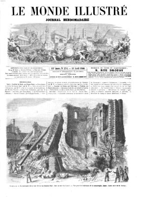 Le monde illustré Samstag 11. April 1868