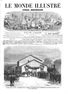 Le monde illustré Samstag 12. September 1868