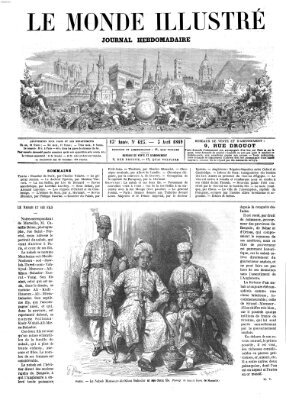 Le monde illustré Samstag 3. April 1869