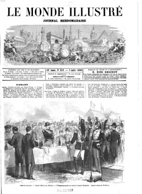 Le monde illustré Samstag 3. Juli 1869