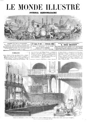 Le monde illustré Samstag 16. Oktober 1869