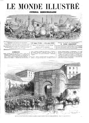 Le monde illustré Samstag 6. November 1869