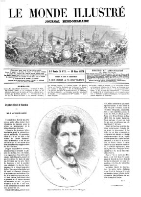 Le monde illustré Samstag 19. März 1870