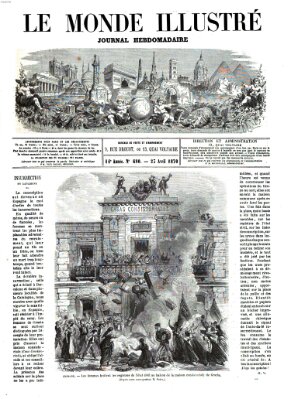 Le monde illustré Samstag 23. April 1870