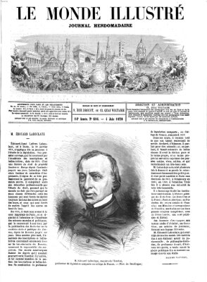 Le monde illustré Samstag 4. Juni 1870