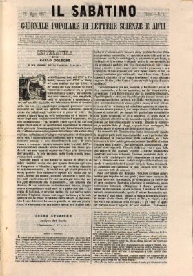 Il sabatino Samstag 15. Mai 1847