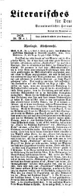 Literarisches Zentralblatt für Deutschland Samstag 28. Mai 1853