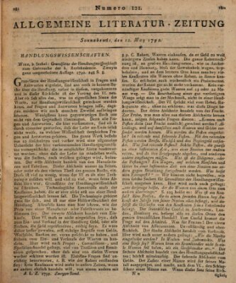 Allgemeine Literatur-Zeitung (Literarisches Zentralblatt für Deutschland) Samstag 12. Mai 1792