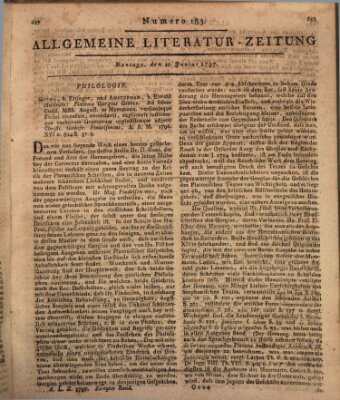 Allgemeine Literatur-Zeitung (Literarisches Zentralblatt für Deutschland) Montag 12. Juni 1797