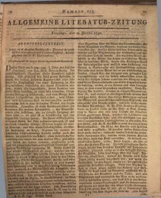 Allgemeine Literatur-Zeitung (Literarisches Zentralblatt für Deutschland) Freitag 28. Juli 1797