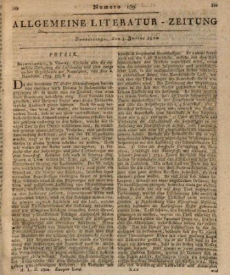 Allgemeine Literatur-Zeitung (Literarisches Zentralblatt für Deutschland) Donnerstag 5. Juni 1800