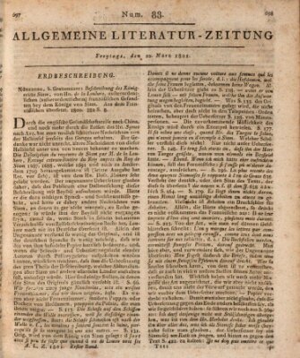 Allgemeine Literatur-Zeitung (Literarisches Zentralblatt für Deutschland) Freitag 20. März 1801