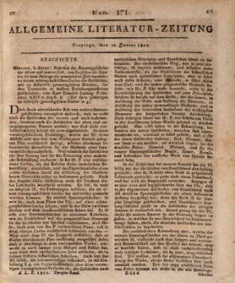 Allgemeine Literatur-Zeitung (Literarisches Zentralblatt für Deutschland) Freitag 12. Juni 1801