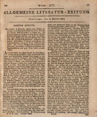 Allgemeine Literatur-Zeitung (Literarisches Zentralblatt für Deutschland) Donnerstag 18. Juni 1801