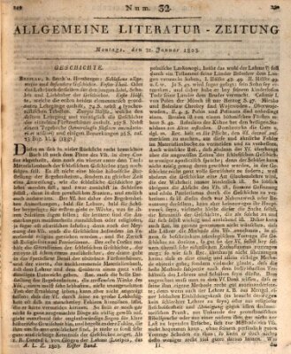 Allgemeine Literatur-Zeitung (Literarisches Zentralblatt für Deutschland) Montag 31. Januar 1803