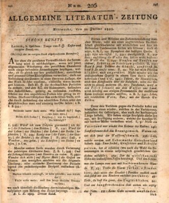 Allgemeine Literatur-Zeitung (Literarisches Zentralblatt für Deutschland) Mittwoch 20. Juli 1803