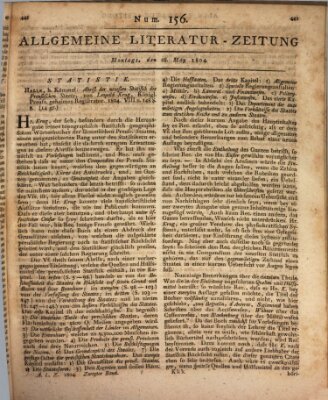 Allgemeine Literatur-Zeitung (Literarisches Zentralblatt für Deutschland) Montag 28. Mai 1804