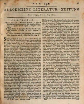 Allgemeine Literatur-Zeitung (Literarisches Zentralblatt für Deutschland) Donnerstag 30. Mai 1805